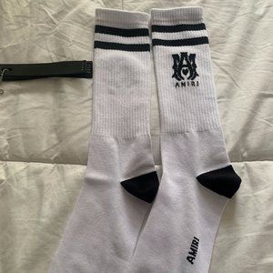 Amiri Ribbed M.A. Athletic Socks